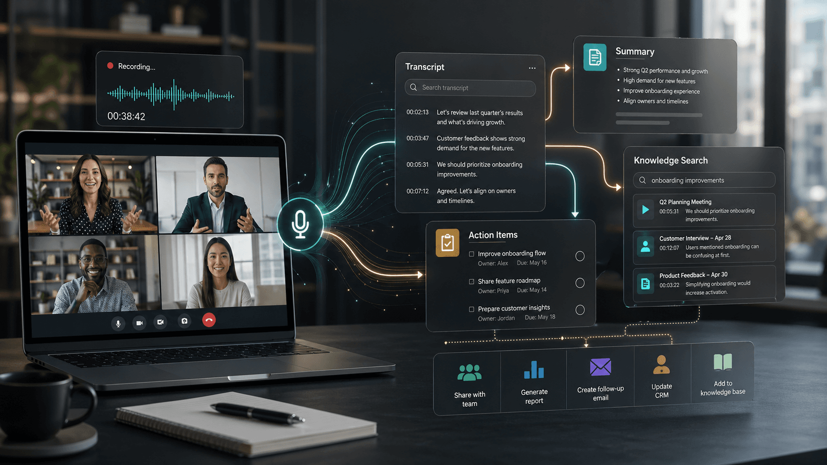 Benefits of Meeting Recording for Business: Better Follow-Ups, Handoffs, and Accountability